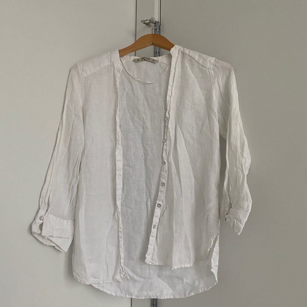 Zara linen top